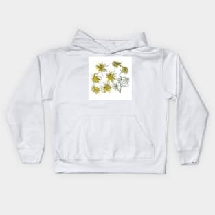 Scruffy Yellow Kids Hoodie